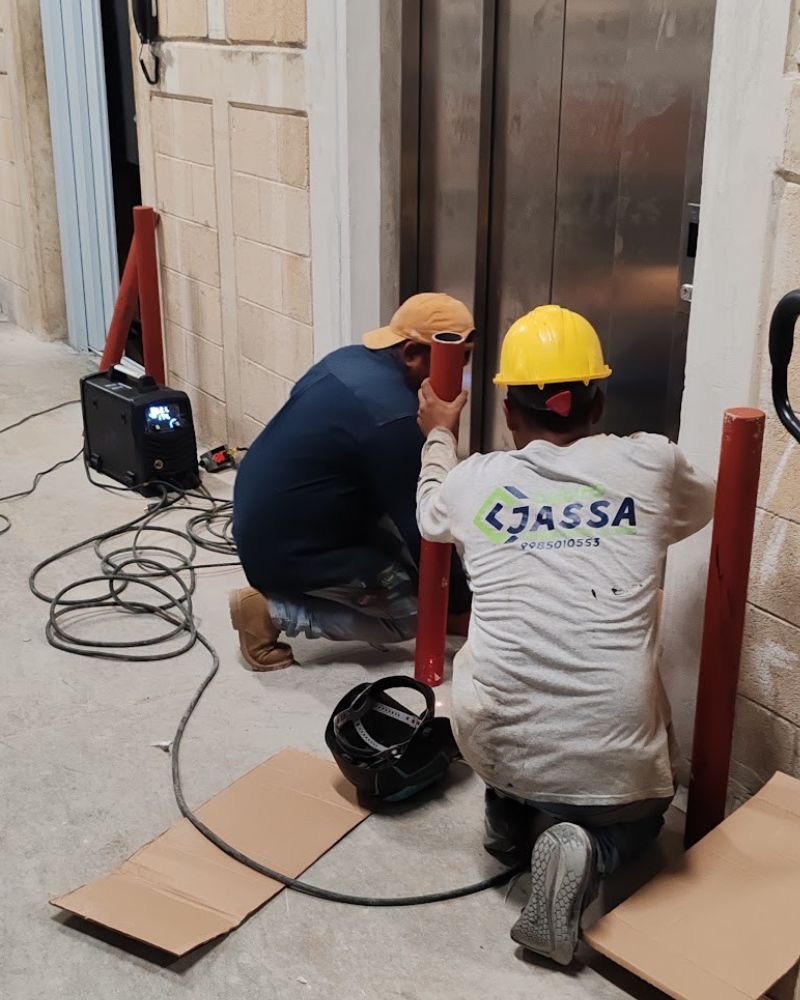 Estructura para elevador — Grupo Jassa